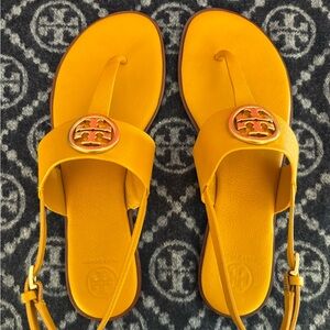 Tory Burch Bright Yellow Sandals